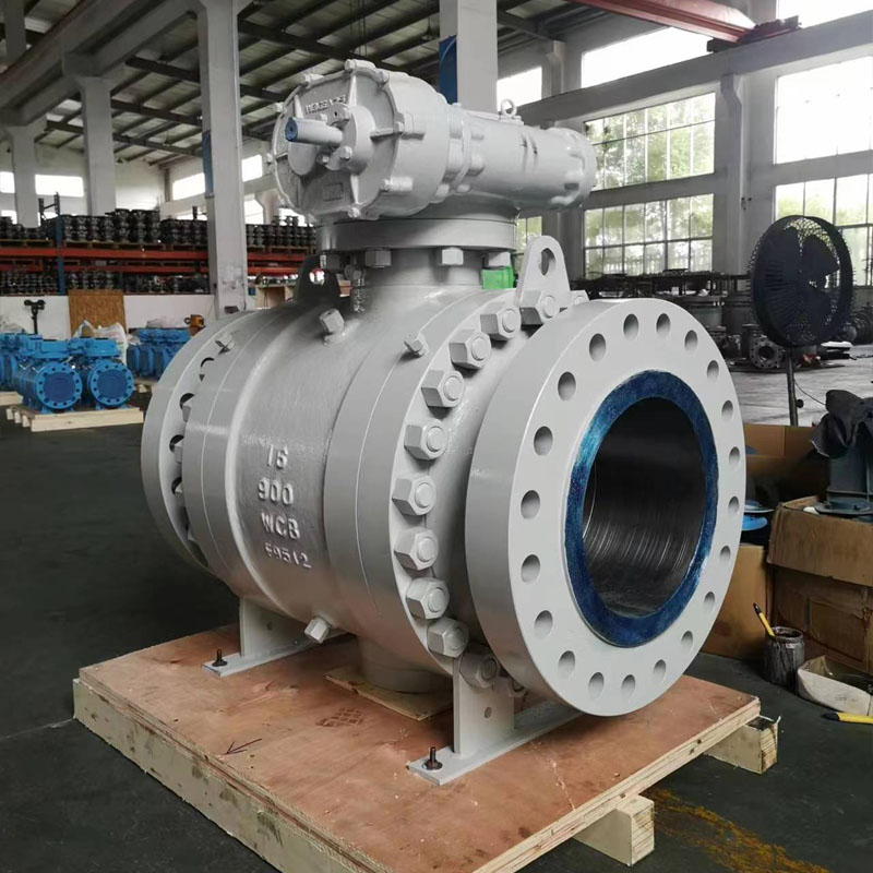 ປະຕູເຂົ້າຂ້າງ Trunnuion Mounted Ball Valve